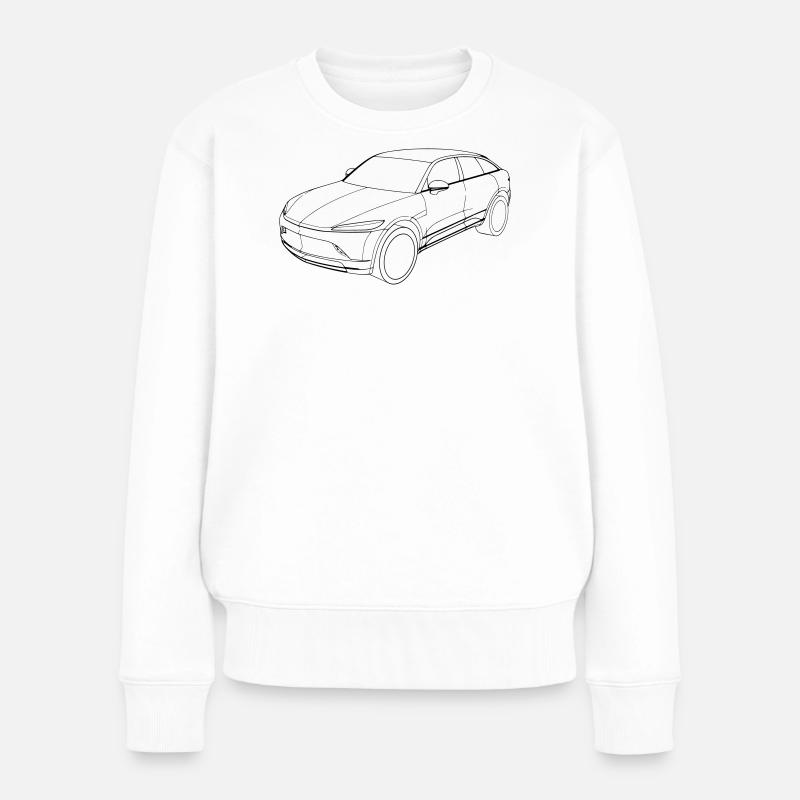 Mullen 5 - Pull Premium bio Femme - blanc