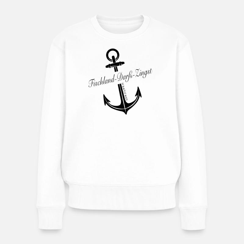 Fischland Darß Zingst - Frauen Premium Bio Pullover - Weiß