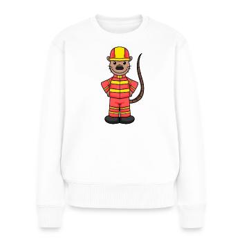 Fire brigade motif for children - Women's Premium Organic Jumper - white - Front - Julia (174cm)