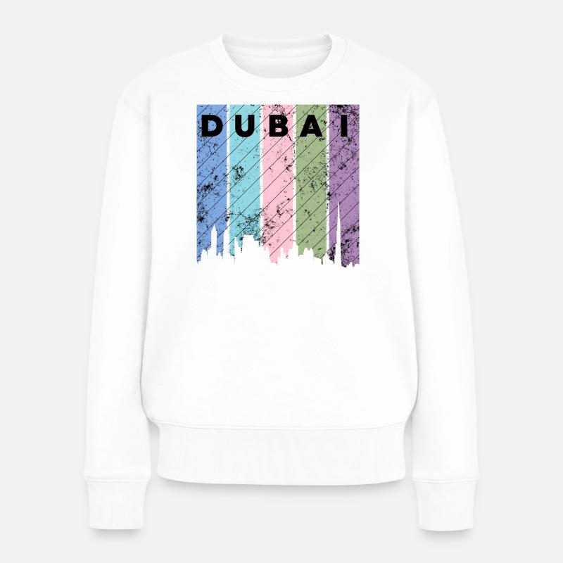 Dubaï avec style! - Pull Premium bio Femme - blanc