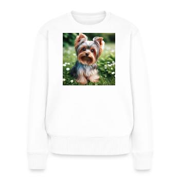 Yorkshire Terrier - Women's Premium Organic Jumper - white - Front - Julia (174cm)