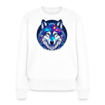 Loup - Pull Premium bio Femme - blanc - Devant - Julia (174cm)