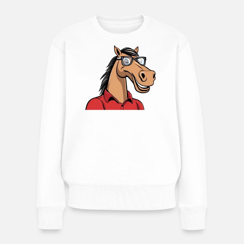 Twent-Tees Logo! - Frauen Premium Bio Pullover - Weiß