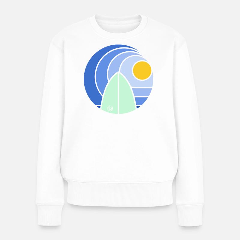 Surf Sundowner III (propre) - Pull Premium bio Femme - blanc
