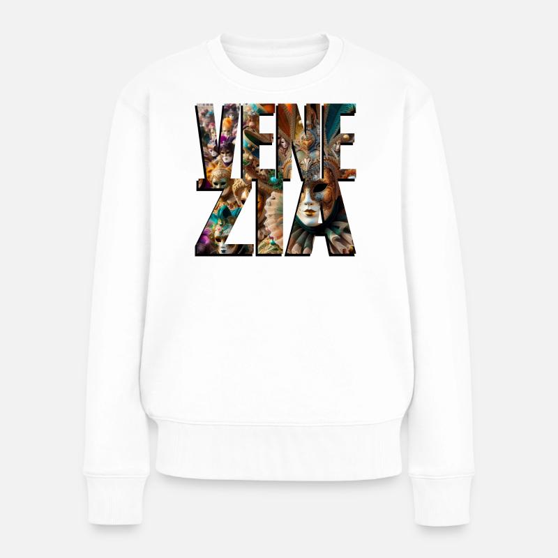 VENICE - Women's Premium Organic Jumper - white