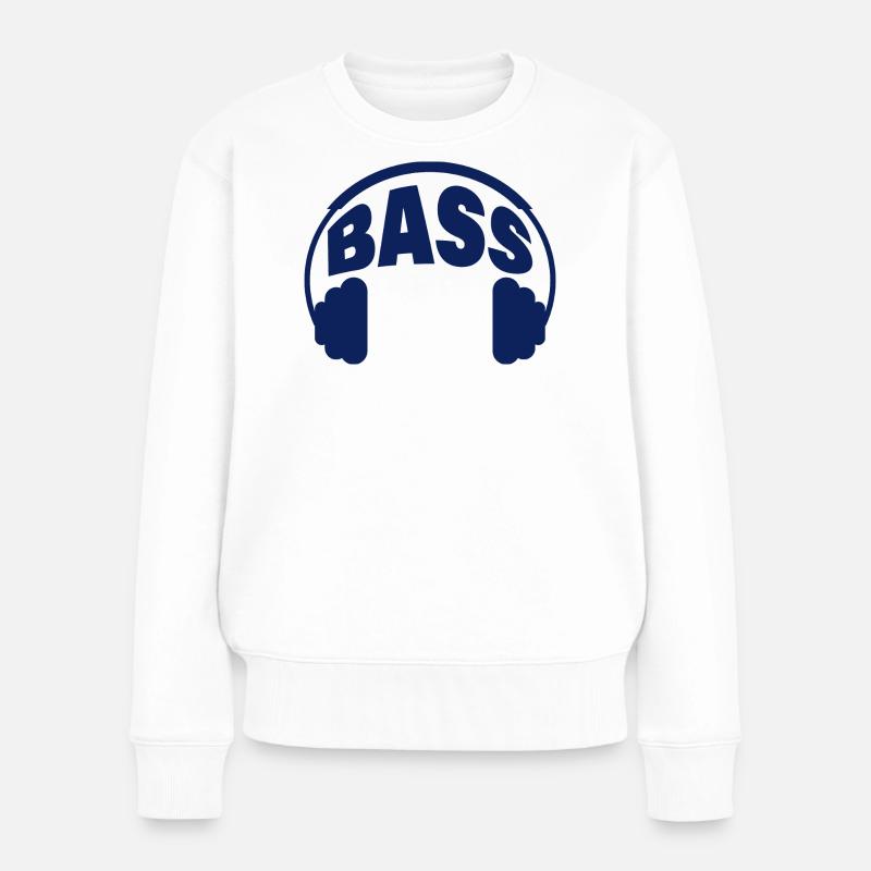 BASSE - Pull Premium bio Femme - blanc