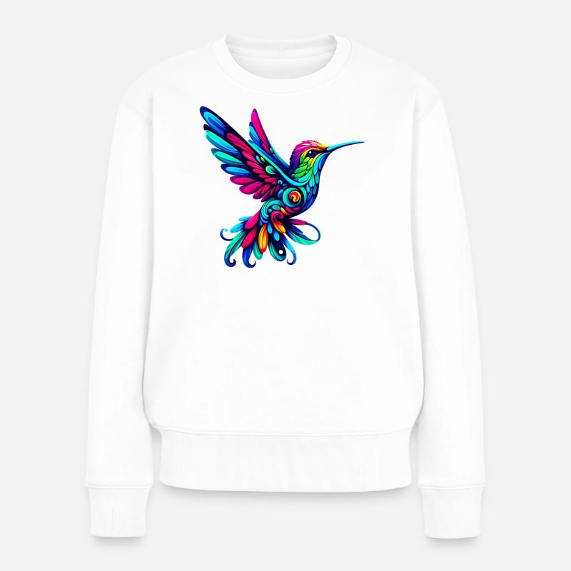 Colibri - Pull Premium bio Femme - blanc