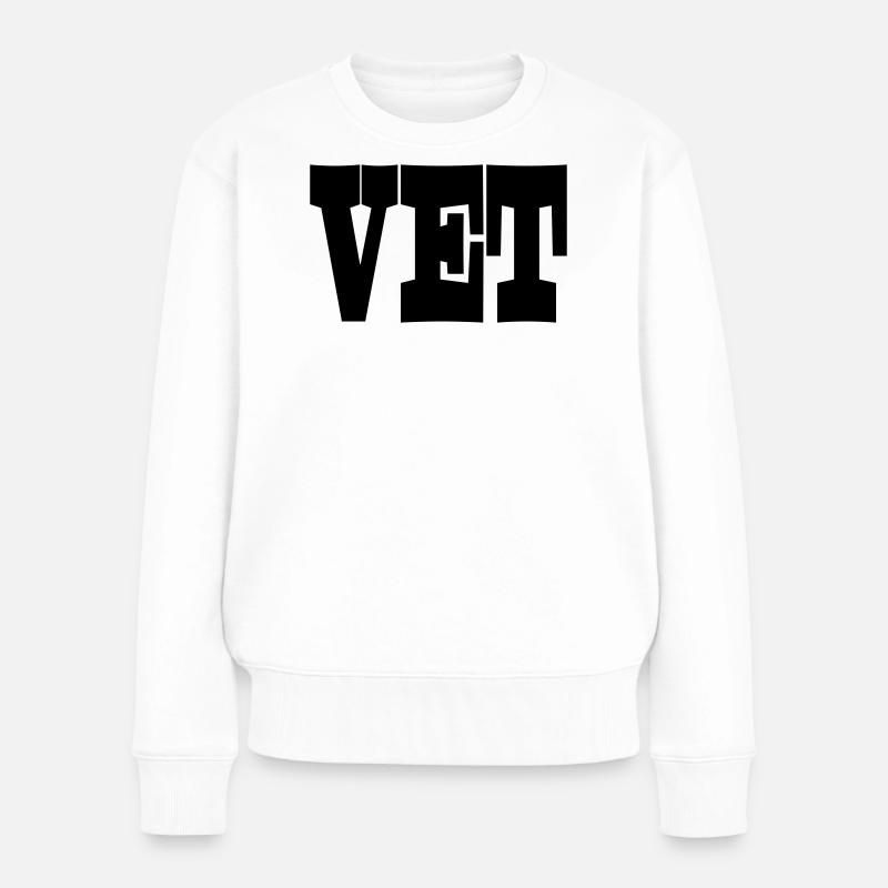 19 FETT - Frauen Premium Bio Pullover - Weiß