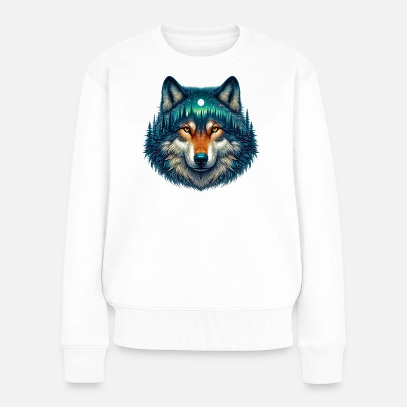 Loup - Pull Premium bio Femme - blanc