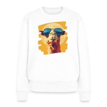 Camel - Women's Premium Organic Jumper - white - Front - Julia (174cm)