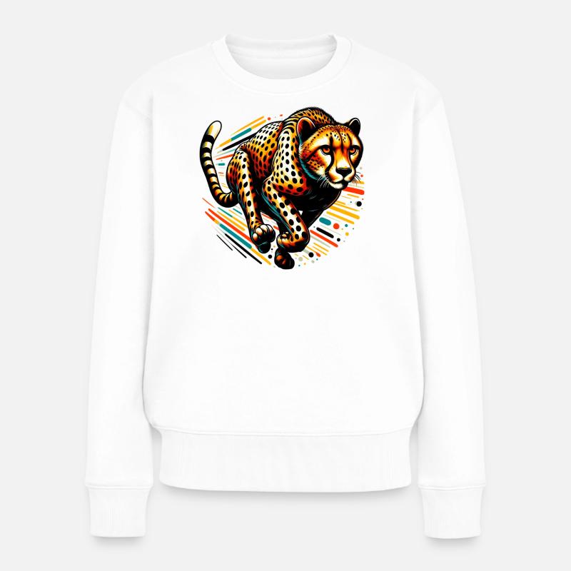 Guépard - Pull Premium bio Femme - blanc