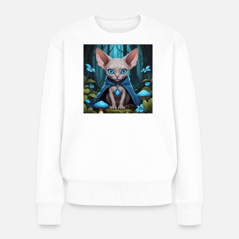 Gobelin Sphynx - Pull Premium bio Femme - blanc