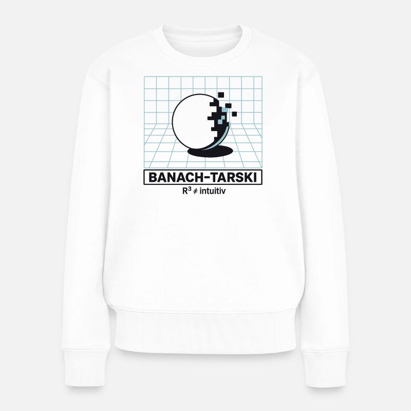 Banach-Tarski Breakdown - Frauen Premium Bio Pullover - Weiß