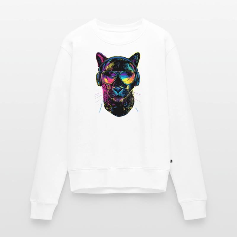 Panthère Léopard Grand Chat Mignon Gros Chat Panter Pull Premium bio Femme
