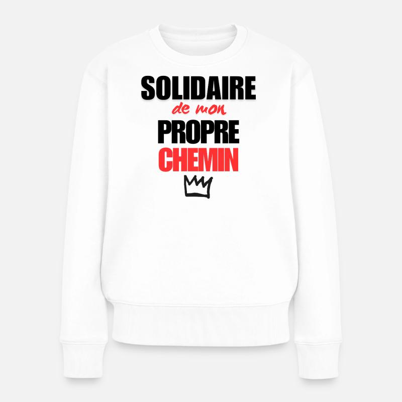 Mon propre chemin - Pull Premium bio Femme - blanc