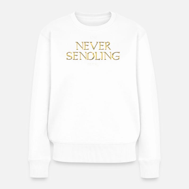 The Never Sending Story - Frauen Premium Bio Pullover - Weiß