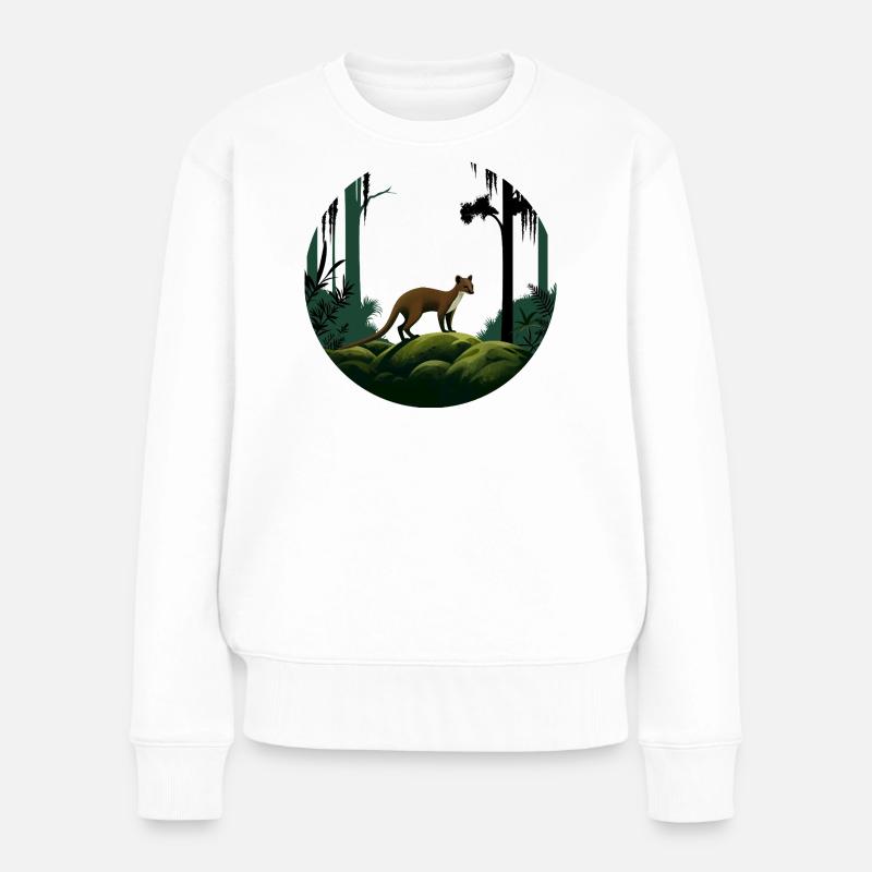 Fossa - Frauen Premium Bio Pullover - Weiß