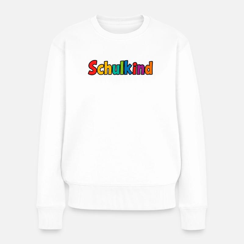 Écolier coloré - Pull Premium bio Femme - blanc