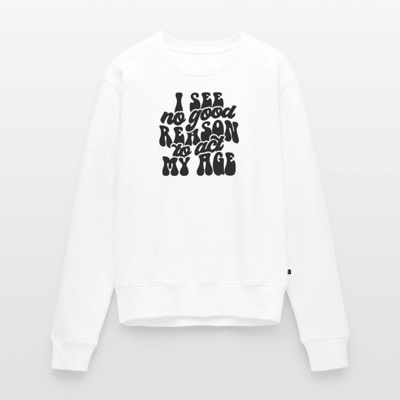 Conception d’impression avec message d’acceptation de soi Pull Premium bio Femme