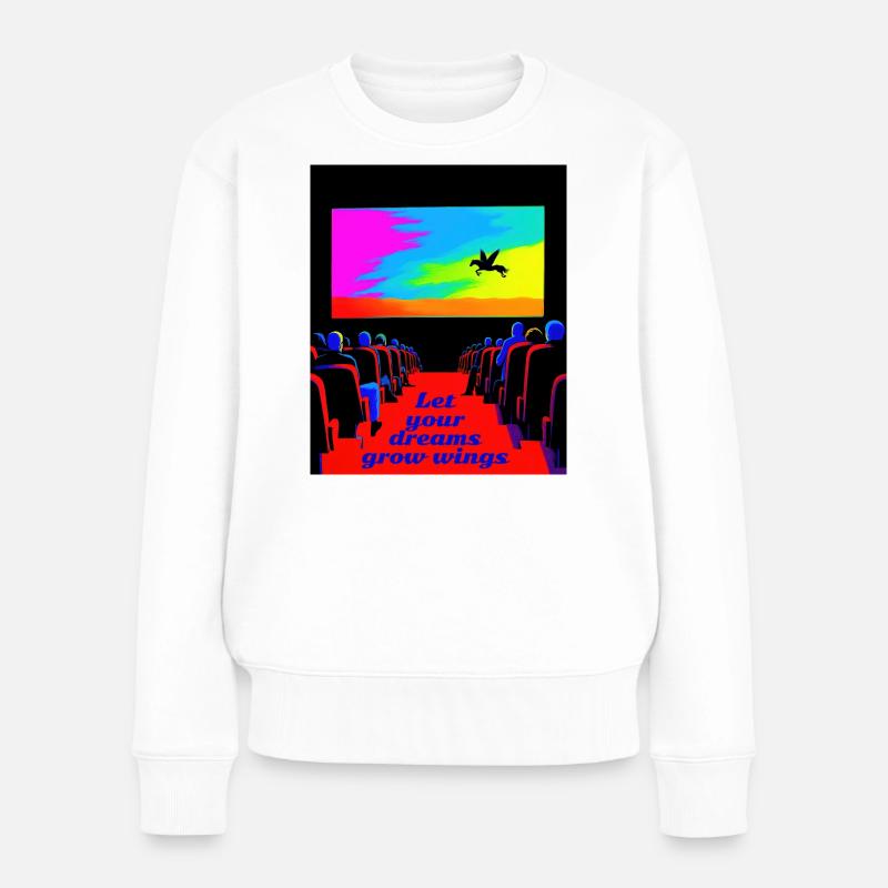 Visions de rêve - Pull Premium bio Femme - blanc