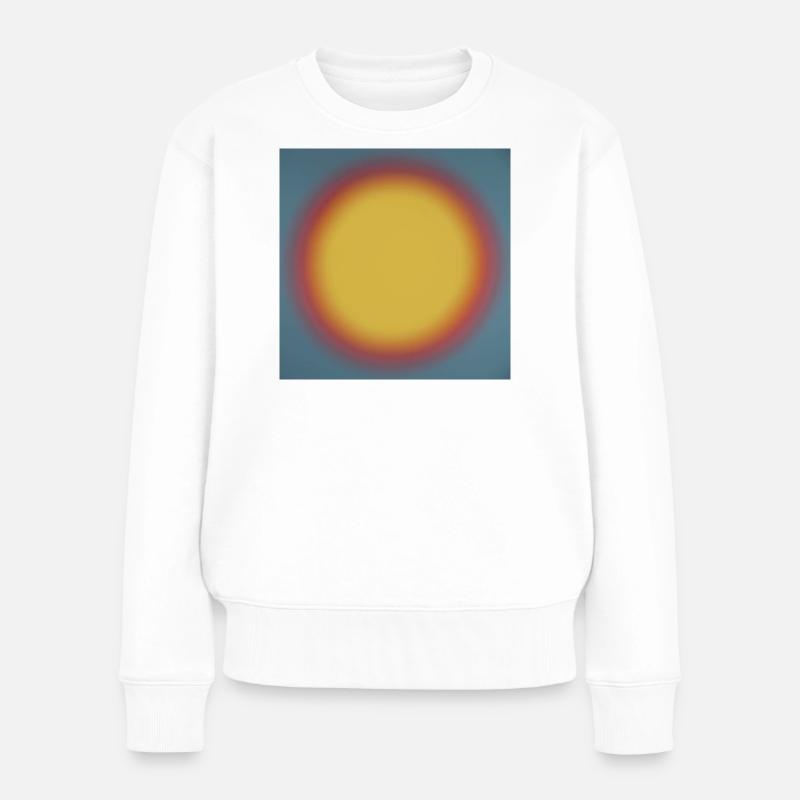 Sun_002 - Frauen Premium Bio Pullover - Weiß