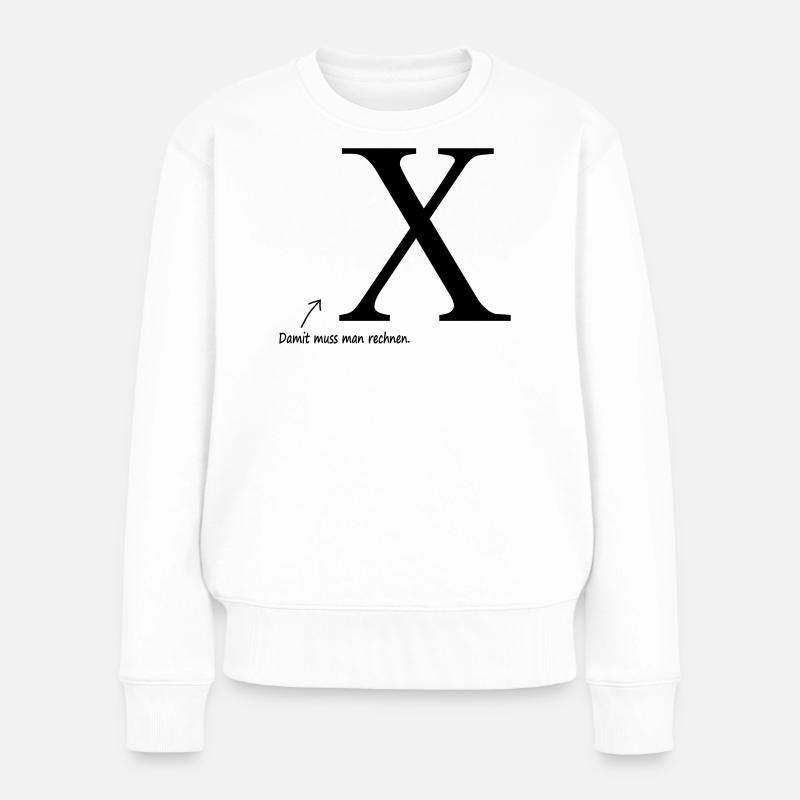 Il faut s’attendre à ce que - Pull Premium bio Femme - blanc