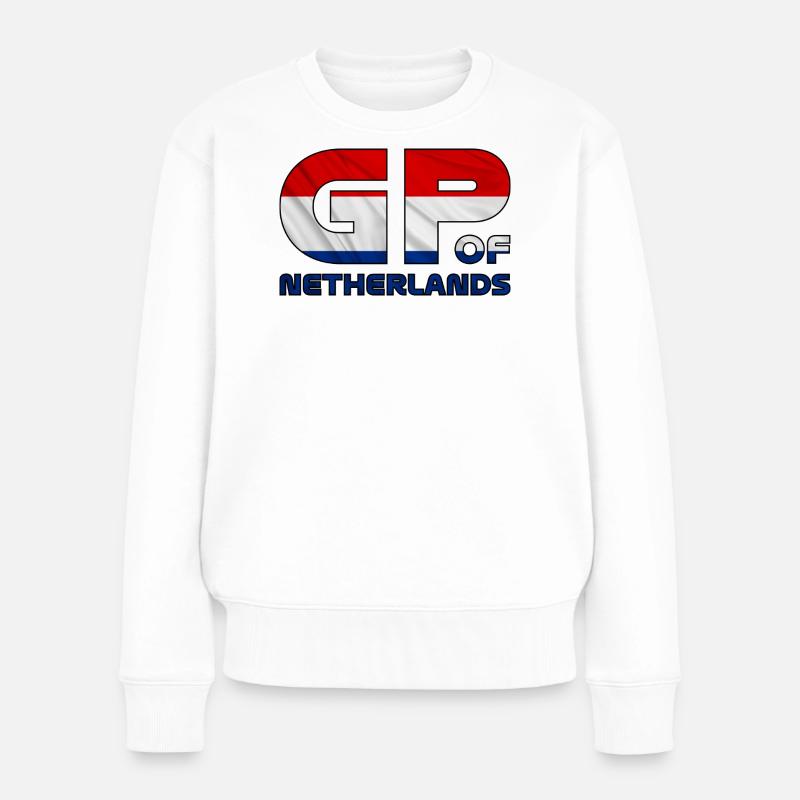 netherlands_gp - Women's Premium Organic Jumper - white