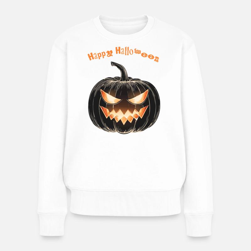 Joyeux halloween - Pull Premium bio Femme - blanc