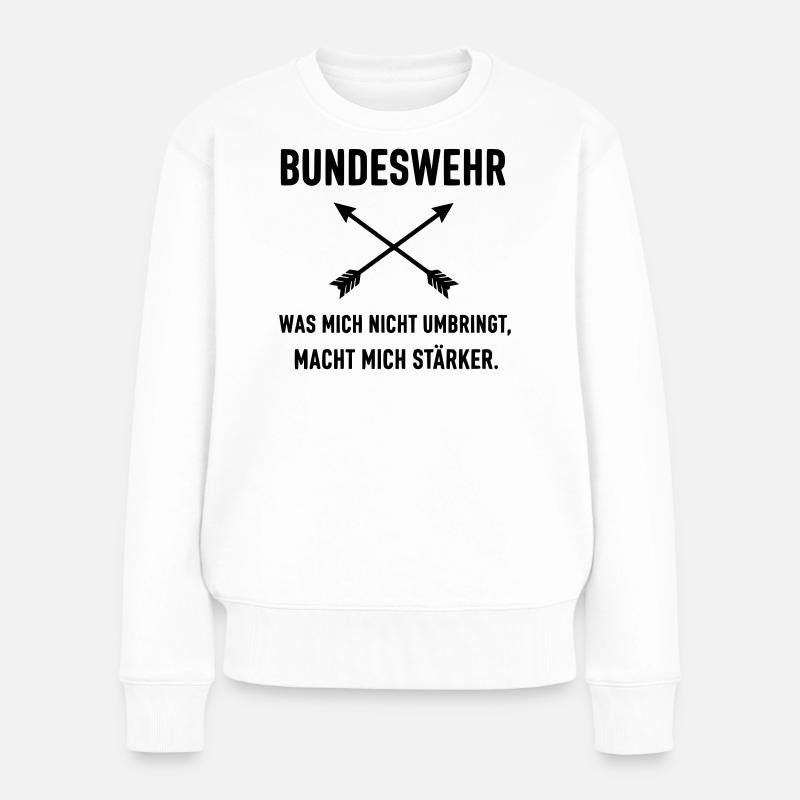 What doesn't kill me makes me stronger - Women's Premium Organic Jumper - white