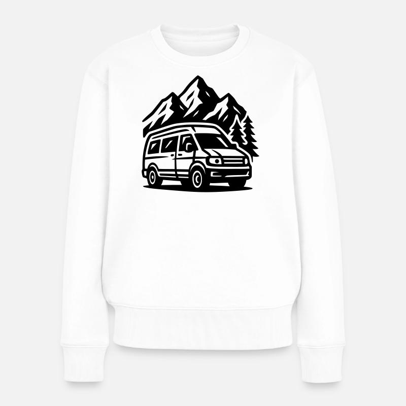 Vanlife - Pull Premium bio Femme - blanc