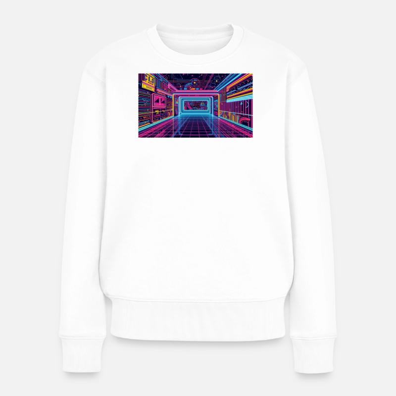 Salle de danse - Pull Premium bio Femme - blanc