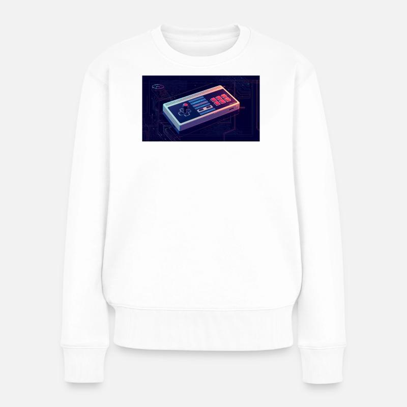 Console 80 - Pull Premium bio Femme - blanc