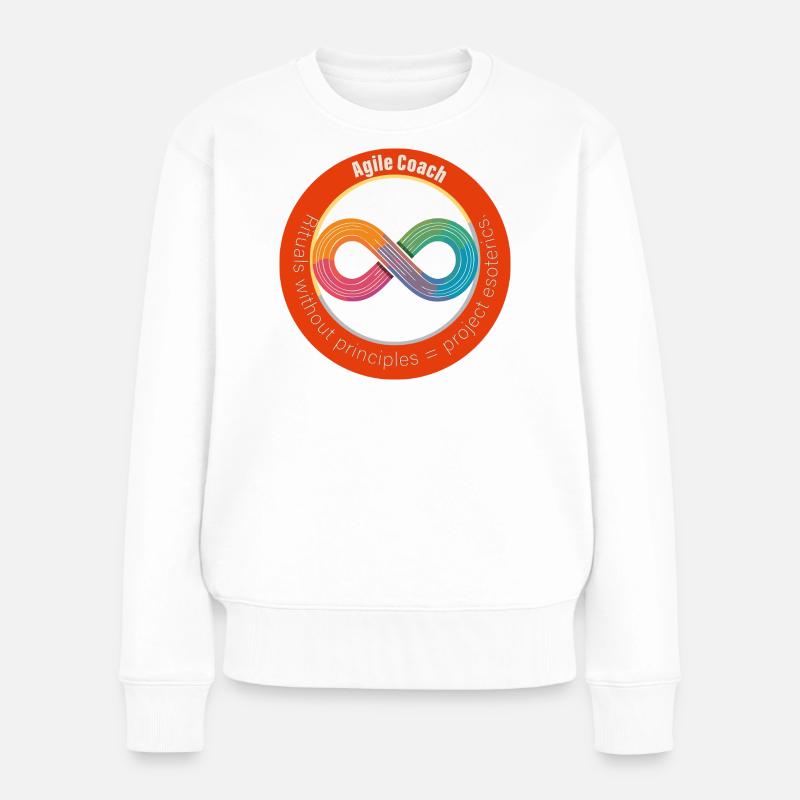 Agile Esoterik? - Frauen Premium Bio Pullover - Weiß
