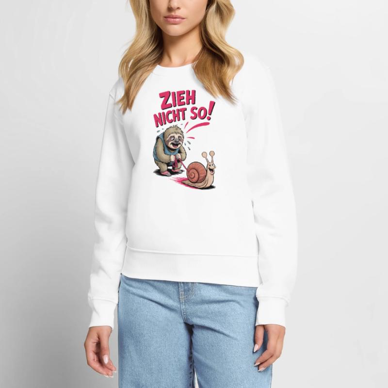 Don't Pull So Sloth Fun Sloth Saying Women's Premium Organic Jumper