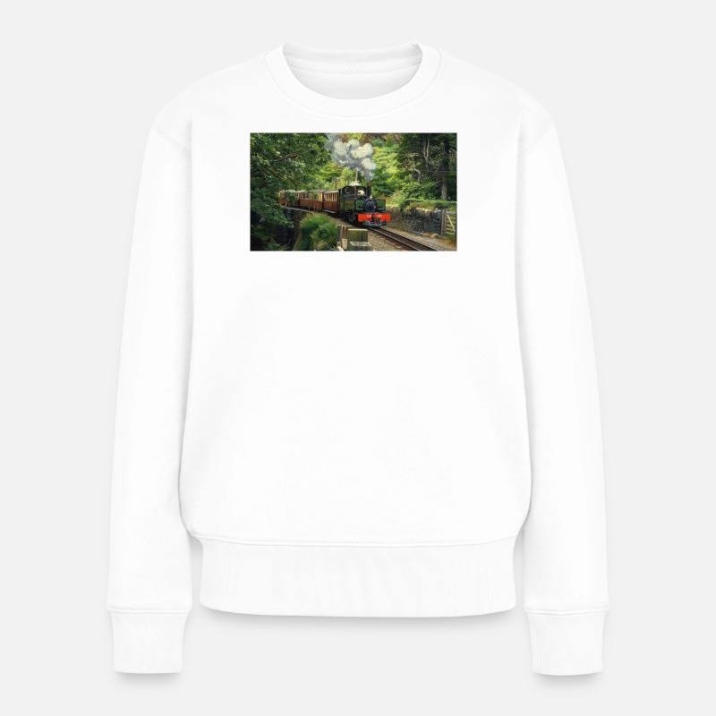Ffestiniog Idyll - Pull Premium bio Femme - blanc