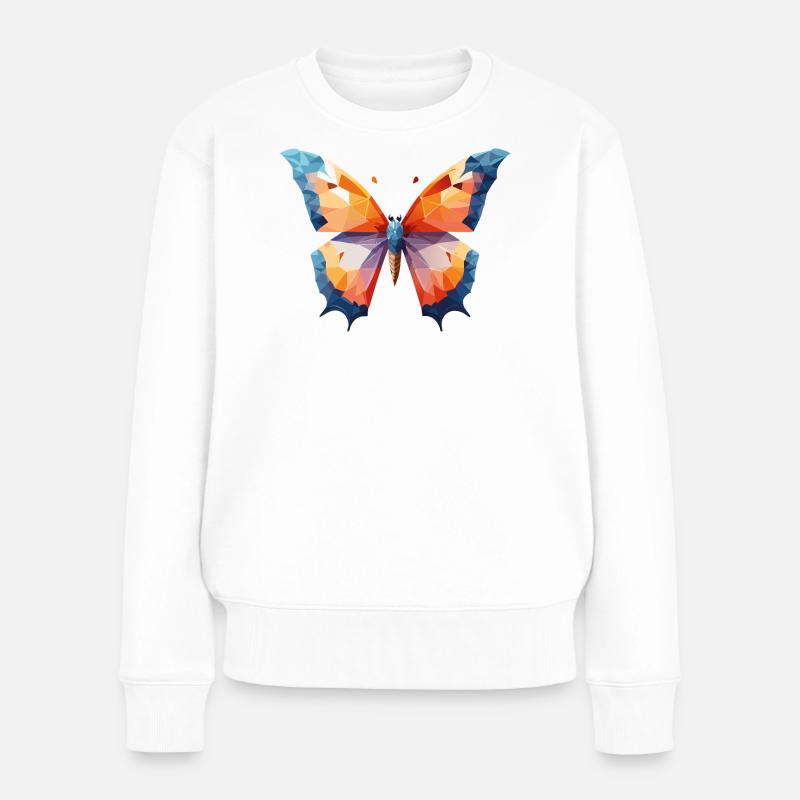 Papillon - Pull Premium bio Femme - blanc