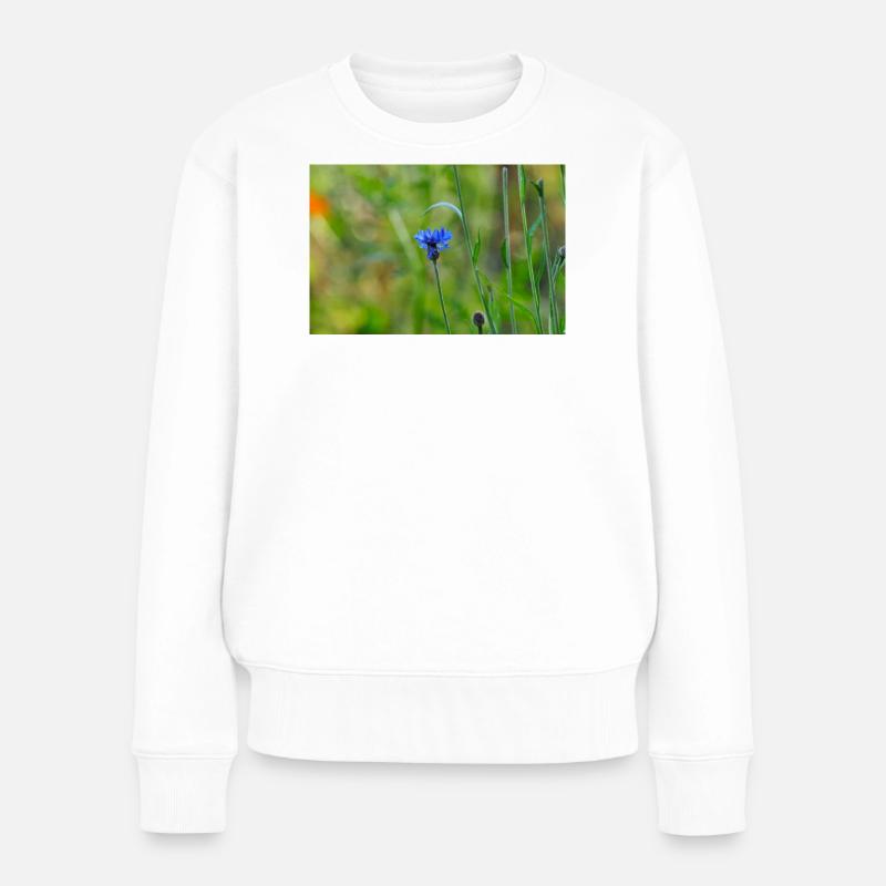 Bleuet - Pull Premium bio Femme - blanc