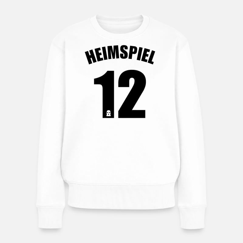 Home game - Women's Premium Organic Jumper - white