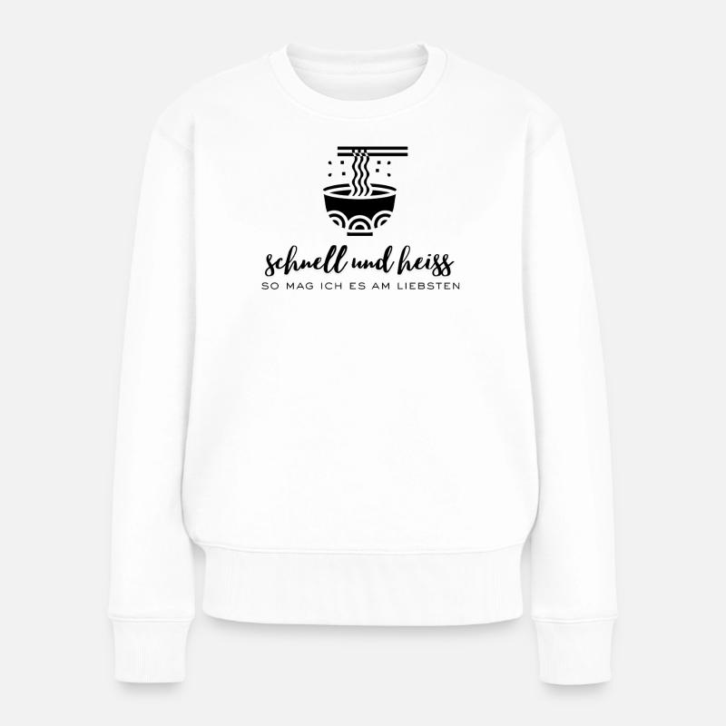 L’heure des ramen - Pull Premium bio Femme - blanc