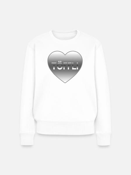 Töffli - Frauen Premium Bio Pullover - Weiß