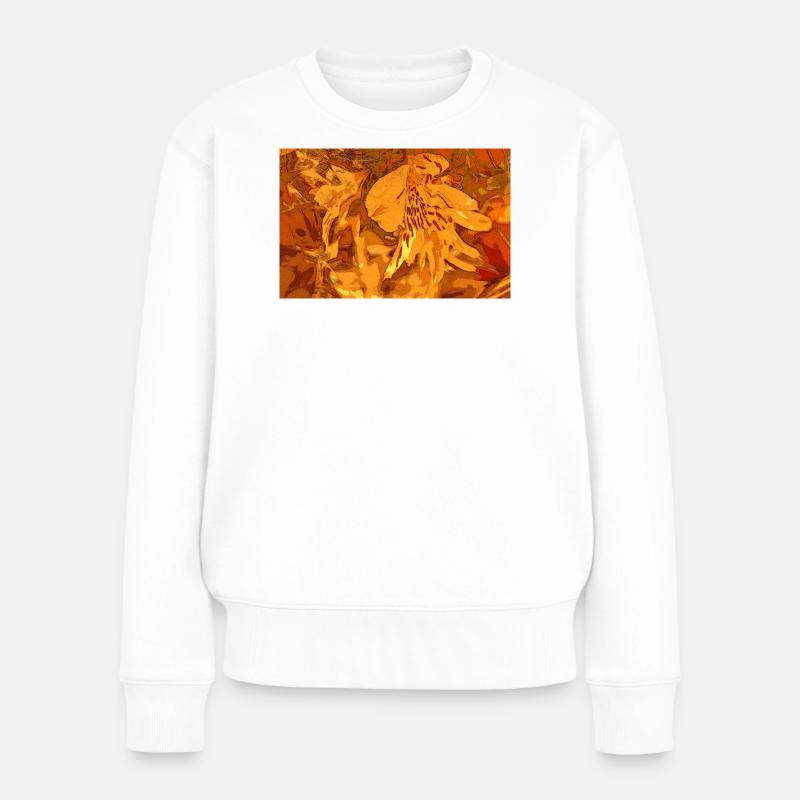 Fantasy ocre - Pull Premium bio Femme - blanc