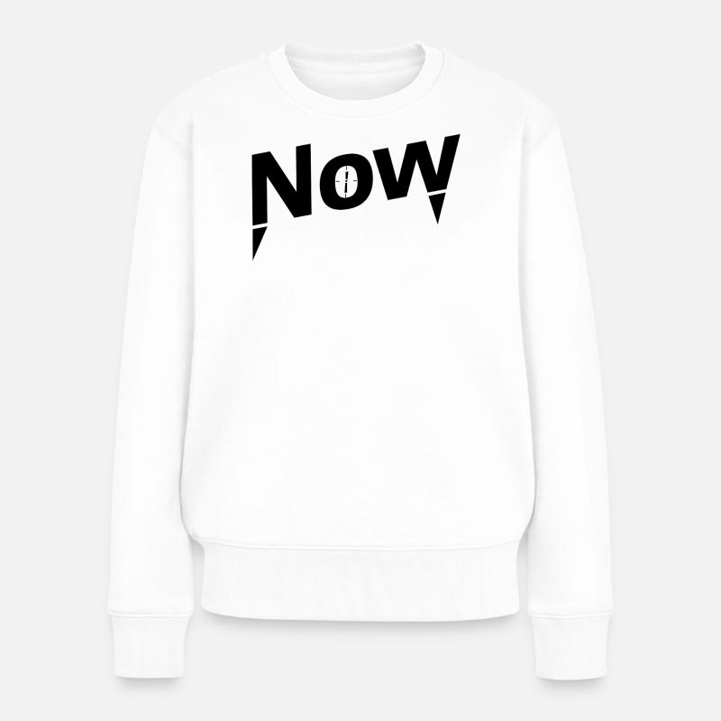 MAINTENANT - Jetzt Motivation Sport - Pull Premium bio Femme - blanc