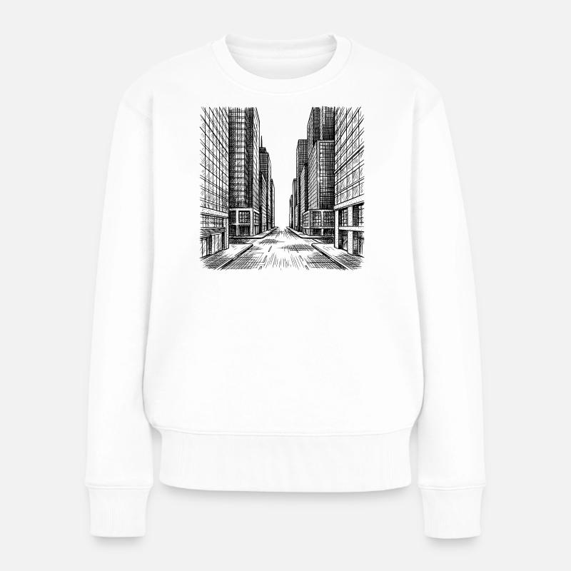 Rue moderne - Pull Premium bio Femme - blanc