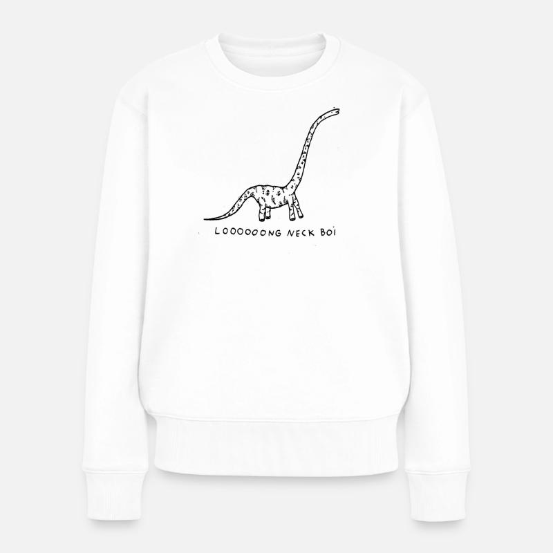 Loooooong_Neck_Boi - Pull Premium bio Femme - blanc