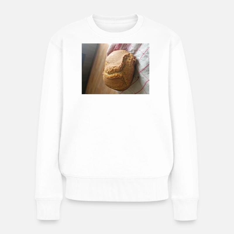 Golden crust rustic bread - Women's Premium Organic Jumper - white