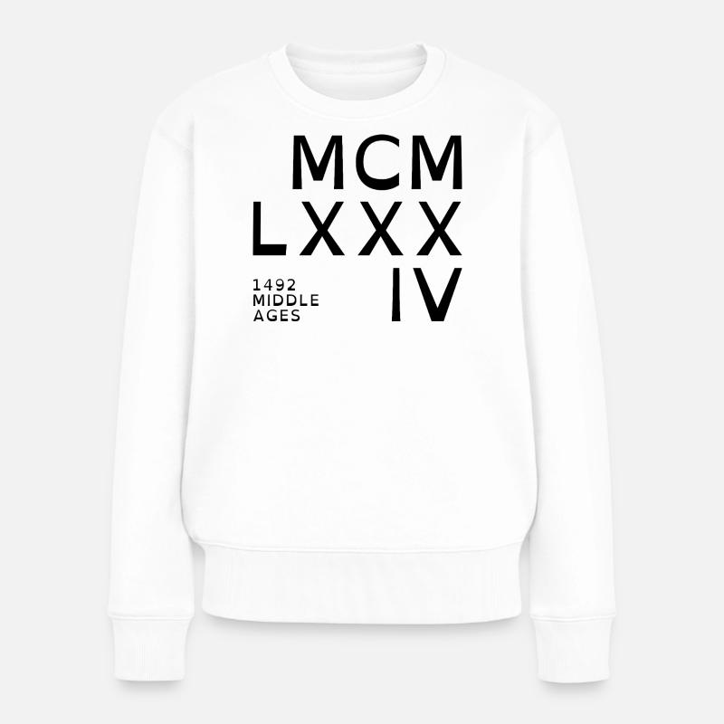 1984_COMPANY_black - Pull Premium bio Femme - blanc