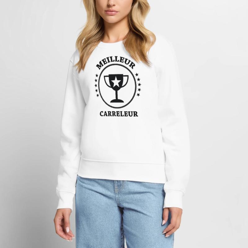 Bester Fliesenleger Frauen Premium Bio Pullover