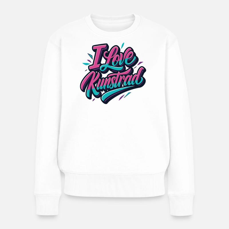 Kunstrad, Kunstradfahren, Hallenradsport - Frauen Premium Bio Pullover - Weiß