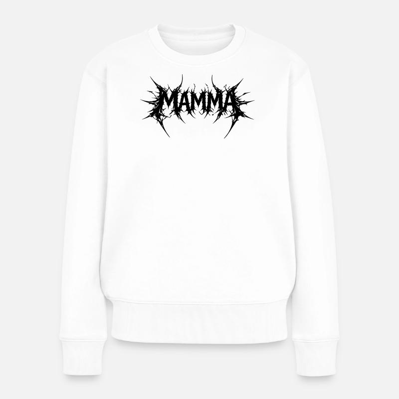 Mama! - Frauen Premium Bio Pullover - Weiß