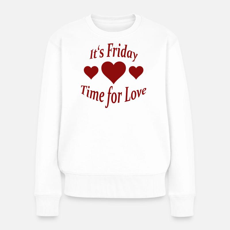 Vendredi - Pull Premium bio Femme - blanc